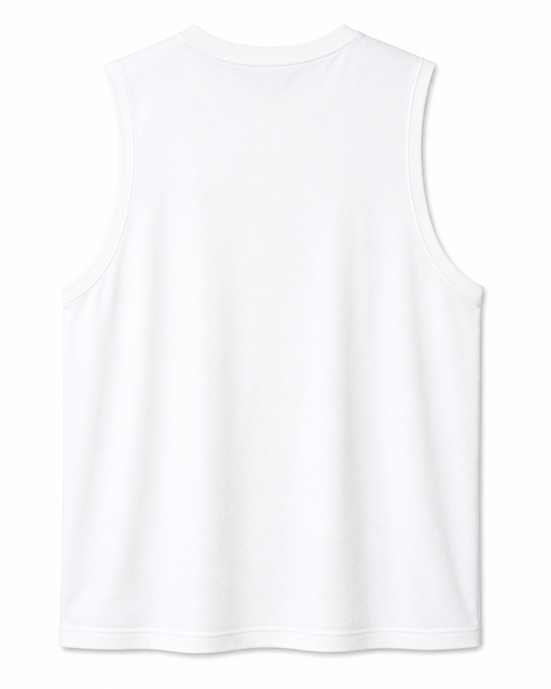 TWENTY Performance Vest in Arctic White, lightweight fitness vest with sleek design and breathable fabric for active workouts.
