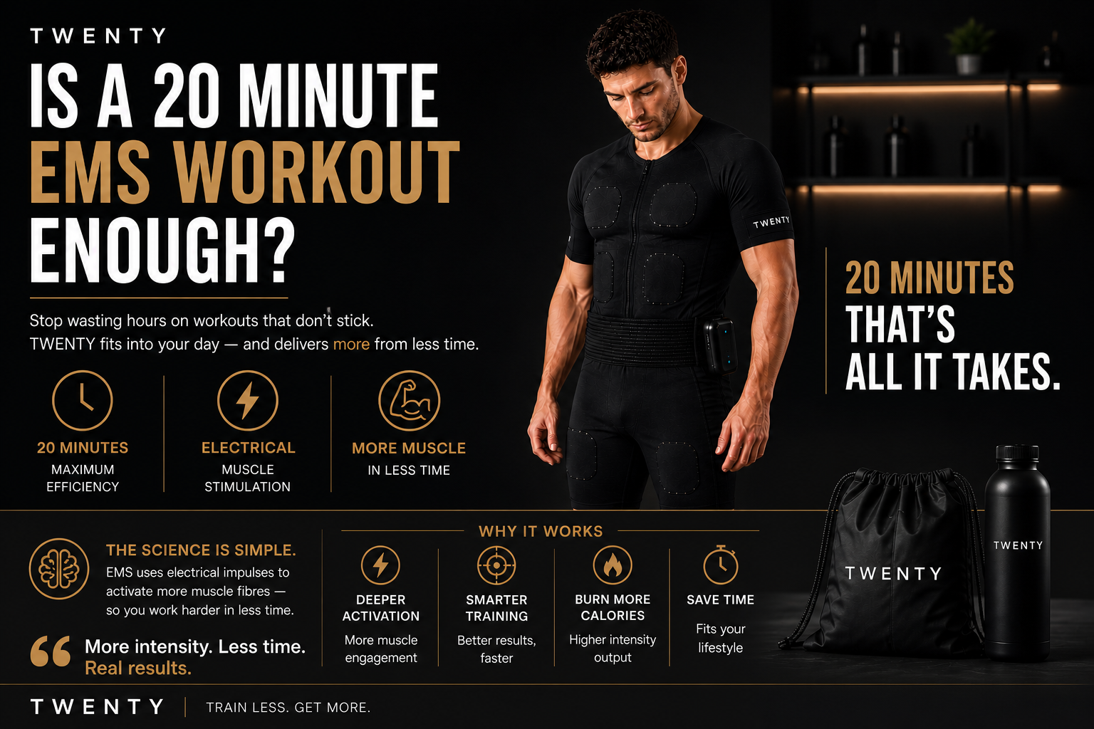 Is a 20 Minute EMS Workout Enough?