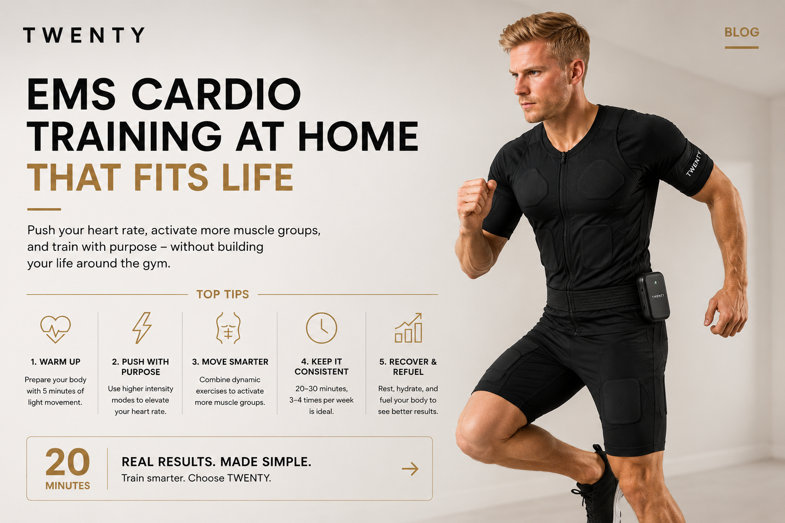 EMS Cardio Training at Home That Fits Life