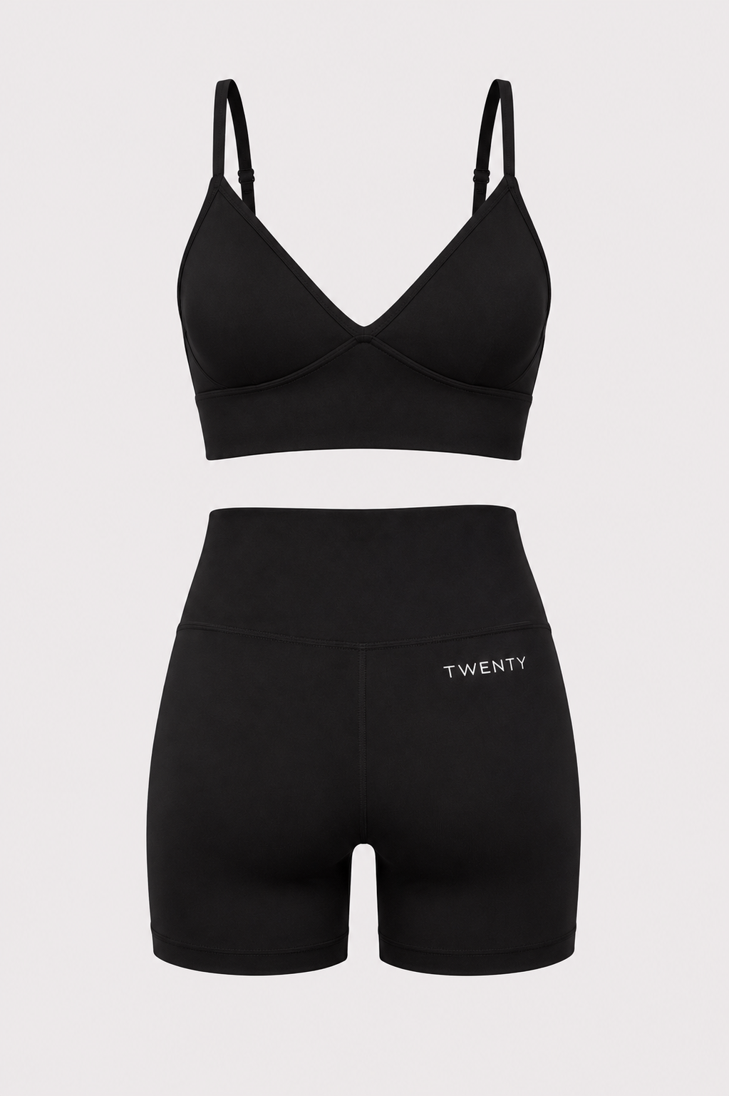 Black TWENTY Sculpt Set by TWENTY Fitness with multiple workout accessories arranged on a mat.